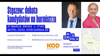 Debata kandydatów na burmistrza gminy Stęszew [upl. by Ivets]