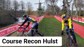 Course Recon Uci Cyclocross WorldCup Hulst 2023 [upl. by Amandi]