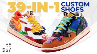 Building Custom Sneakers From Scrap Nike Materials [upl. by Candide117]