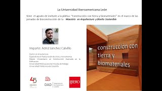 CONSTRUCCION TIERRA Y BIOMATERIALES [upl. by Elvina]