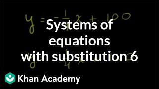 Analyzing solutions to linear systems algebraically  Algebra I  Khan Academy [upl. by Jenne]