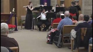 Christmas Concerto Op 6 No8 Mvmt III amp IV A CorelliArr Sondra Tucker SXU Flute Choir [upl. by Mick781]