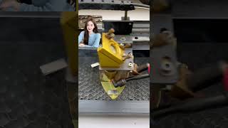 Leaf painting production process Leaf carving machine stall shorts [upl. by Latihs936]