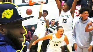 BRONNY JAMES BIG DUNK  ZAIRE WADE IS BACK LEBRON WATCHES SIERRA CANYON V RIBET ACADEMY HIGHLIGHTS [upl. by Kus]