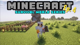 Pt4 Gumawa ako nang kolongan nang mga mahayopMinecraft Survival World Series [upl. by Arait]