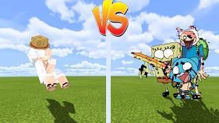 LUFFY GEAR 5 VS CARRTOON NETWORK PIBBY MINECRAFT [upl. by Eydnarb846]