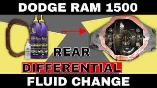 How To Change The Rear Differential Fluid in a 2006 Dodge Ram 1500 JOATD [upl. by Pooh]