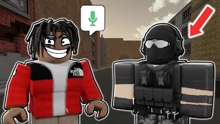 I hired my own BODYGUARD in Da Hood WITH VOICE CHAT [upl. by Nahs8]