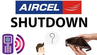 Why did Aircel Company get Bankrupt  Aircel shutdown explained in English  Current affairs 2018 [upl. by Conney]