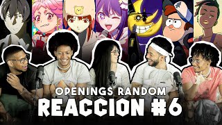 Reaccionando a Openings RANDOM  PARTE 6 [upl. by Nayve506]