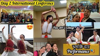 International Conference Fine Art’s College Day 2  Fine Arts College Ravina Thakur [upl. by Suzann562]