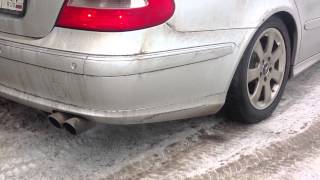 E320 CDI Sport exhaust [upl. by Noraj997]