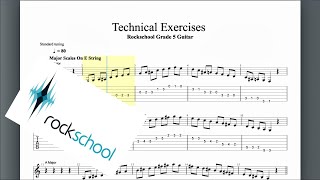 Technical Exercises Grade 5 Guitar [upl. by Vidovic]