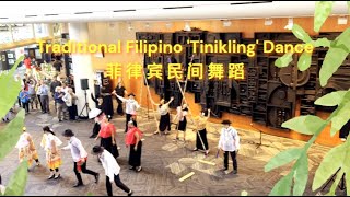 Traditional Filipino Tinikling Dance at Louisville Kentucky Center 菲律宾民间舞蹈 [upl. by Zorana733]