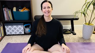 Gentle yoga  leg and abdominal stretch  breathing [upl. by Hara]