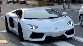 神戸三宮でランボルギーニ アヴェンタドールを発見‼ Lamborghini Aventador LP7004 [upl. by Munmro171]