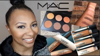 MAC Studio Fix 24 Hour Smooth Wear Concealer  Sculpt amp Shape Contour Palette Review [upl. by Gentes]