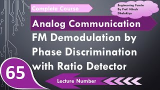 Ratio Detector with Phase Discrimination for FM Demodulation  Basics amp Working of Ratio Detector [upl. by Enialed]