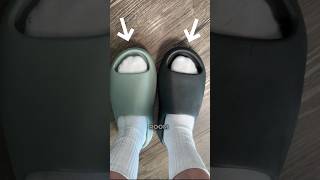 COMPARING 2023 YEEZY SLIDES VS 2024 SIZING Are They Really Fake [upl. by Lanna]