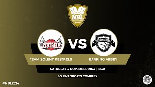 WNBL1 Solent Kestrels vs Barking Abbey  041123 [upl. by Lenard]