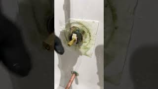 THIS IS PART 13 Moen 1222 positemp cartridge and trim replacement Plumbing tips and tricks [upl. by Yendahc960]