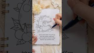 Tutorial Gambar Huruf C Aesthetic cathfloart ​⁠​⁠ [upl. by Jarlathus]