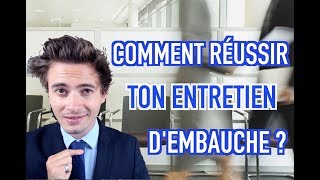 COMMENT RÉUSSIR TON ENTRETIEN DEMBAUCHE  NINO ARIAL [upl. by Sirahc]