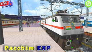 12925 Paschim EXPRESS Bandra to Amritsar  MSTS IRTS INDIAN RAILWAYS  live youtube [upl. by Innavoij]