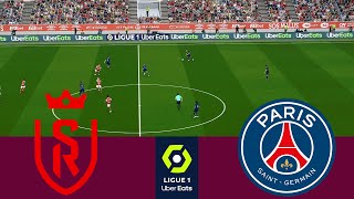 Reims vs PSG 03  Video Game Simulation  PES 2021 [upl. by Hannavahs]