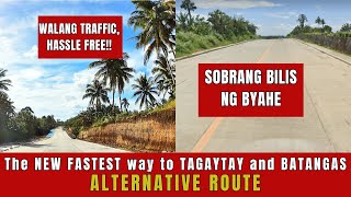 Avoid TRAFFIC 🚗🚗NEW Alternative Route to TAGAYTAY and BATANGAS [upl. by Ayota]