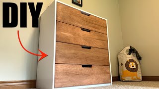 How To Build A Modern Dresser [upl. by Eirovi677]