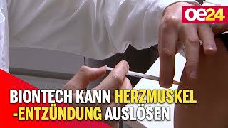 BiontechImpfung kann Herzmuskelentzündung auslösen [upl. by Ahsiener]