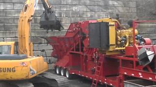 Crushing Shingles Into Black Gold Recycled Shingles RAS Recycling Asphalt Roofing Shingles [upl. by Hobbie]