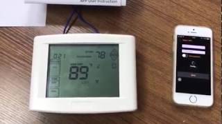 Saswell SAS6000UTK7 Wifi Thermostat with 7 days Programmable3 Heat 2 Cool [upl. by Harbard]