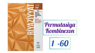 Permutasiya Kombinezon 11cisinif riyaziyyat güvən nəşriyyat2022 buraxilisimtahani [upl. by Nrol]