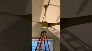 Minka aire Artemis George Kovacs ceiling fan pos all types of issues straight out of the box [upl. by Rihat]