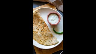 10 min Recipe Instant Jowar DosaCrepe and Coconut Chutney [upl. by Daza]