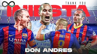 ANDRES INIESTA  FAREWELL TO FOOTBALLS FINEST [upl. by Ofori]