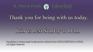 St Patrick Fallowfield  September 8th 2024  23rd Sunday in Ordinary Time [upl. by Dagall487]