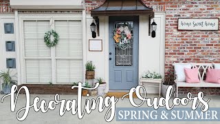 Decorating Outdoors for Spring and Summer  Ideas tips and tricks [upl. by Sahpec588]