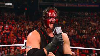 Raw  Kane tells John Cena why hes been targeted [upl. by Siddra]