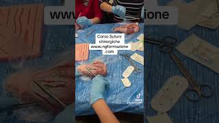 Corso Suture chirurgiche wwwngformazionecom [upl. by Ahsotal]