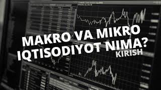 MAKRO VA MIKRO IQTISODIYOT NIMA  KIRISH [upl. by Hulbig877]