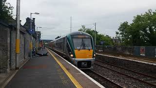 Dublin to Galway train arriving into Ballinasloe train station [upl. by Salomie602]