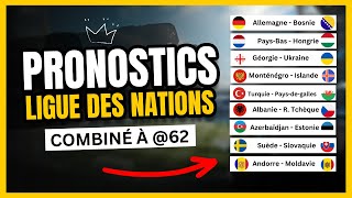 8 Pronostics immanquables pour la ligue des nations  Samedi 16 novembre [upl. by Suoiradal]