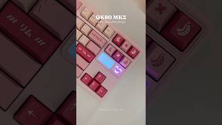 💘QK80 MK2 pink keyboard build [upl. by Weinrich473]