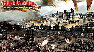 Milans Medieval 2 The Most Ambitious Conquest Evermission to conquer Europe part4gaming [upl. by Allebara]