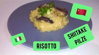 Risotto mit shiitake Pilze getrocknete Rezepte Tipps zum kochen einfach [upl. by Daffi294]