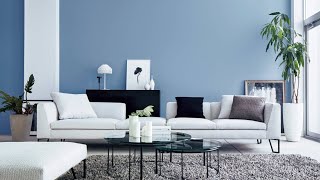 Blue living room decorating ideas 💙 Interior design ideas [upl. by Ettenay]