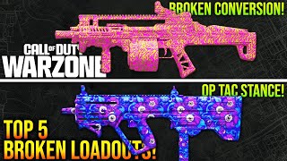 WARZONE Top 5 MOST BROKEN META LOADOUTS After Update WARZONE META [upl. by Latreece]